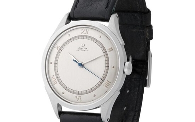 Omega. Fine and Chic Ambassador Automatic Wristwatch in Stainless Steel, Reference 2421/2, With Two Tone Dial