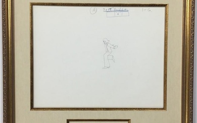 Original 1968 Beatles Yellow Submarine Production Drawing George 1G LOA