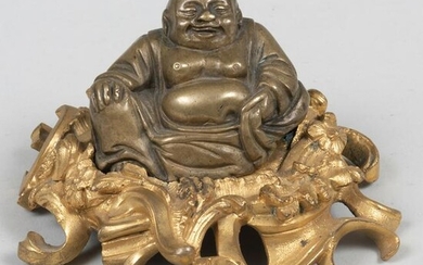 Ormolu-Mounted Chinese Bronze Buddha