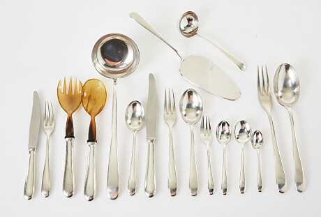 P Spoggi cutlery in silver 800 P Spoggi bestick i silver 800