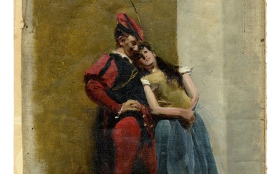 Pacifico Sidoli (1868 - 1963), La coppia.