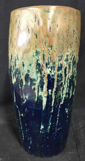 Painted Wooden Vase