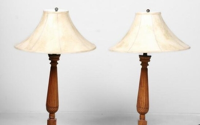 Pair Contemporary table lamps