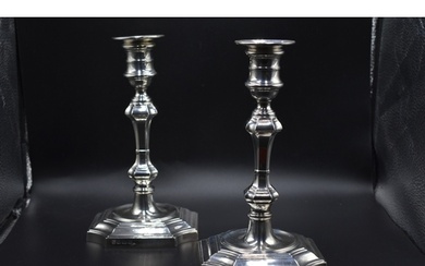 Pair of Silver Hallmarked Birmingham Candle Stick Holders, m...