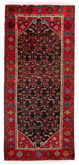 Persian Rug from Kurdistan. Mid-20th century.