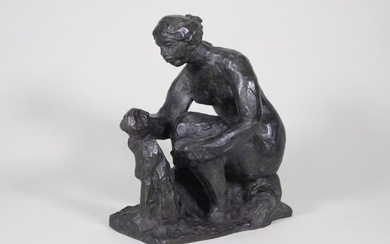 Pierre Auguste Renoir Bronze 'La Laveuse'