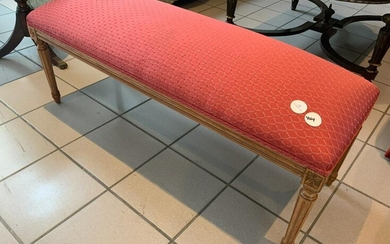 Pink Upholstered Bench