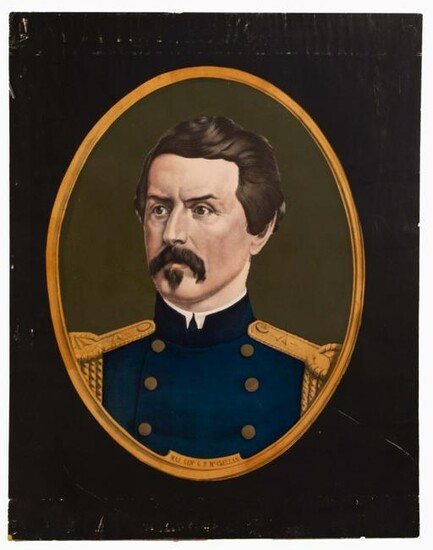Portrait of Civil War General George B. McClellan