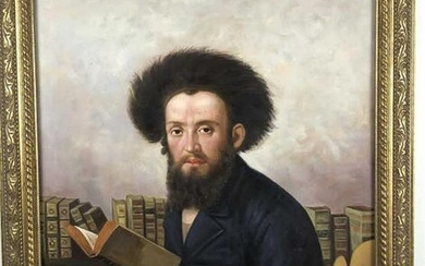 Portrait of Rabbi Sight, 23 3/4" x 20 3/4" Condition