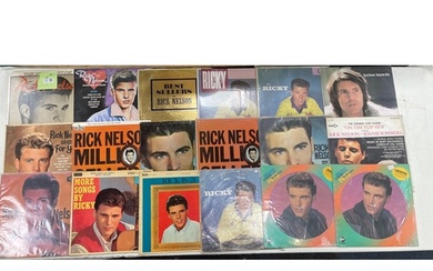 RICK NELSON collection of 40+ vinyl LPs, all you need to com...