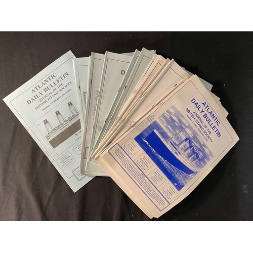 R.M.S. TITANIC: Large collection of, approx. 60, British Tit...
