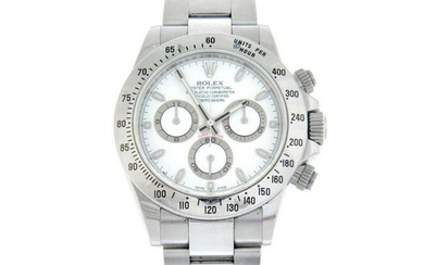 ROLEX - an Oyster Perpetual Cosmograph Daytona chronograph bracelet watch. Circa 2008. Stainless