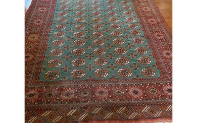 Rare Find, Vintage Afghan Bokhara Wool Rug