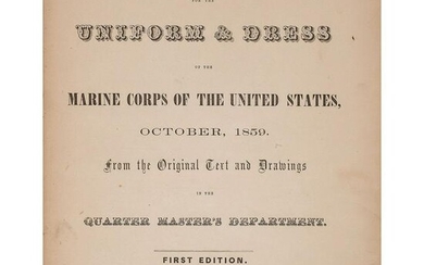 Regulations for the Uniform and Dress of the Army, 1851