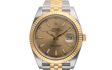 Rolex Reference 126333 Datejust | A yellow gold and stainless steel automatic wristwatch with date and bracelet, Circa 2017