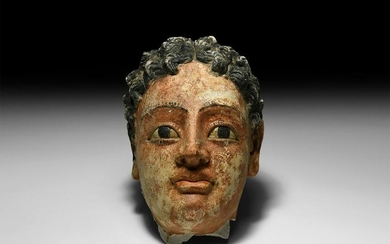 Romano-Egyptian Painted Head of a Lady