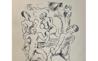 Rudolf Grossman (1882-1941), 'Die Boxer', from 'Deutsche Gra...