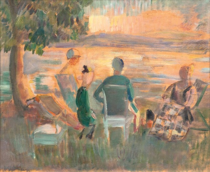 Rudolf Großmann: Party by a Lake