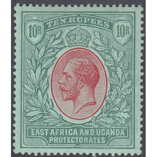 STAMPS : EAST AFRICA AND UGANDA 1912 10r Red and Green/Green...