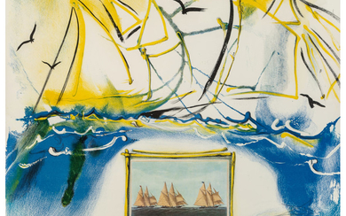 Salvador Dalí (1904-1989), American Yachting Scene, from Currier & Ives as Interpreted by Salvador Dali (1971)