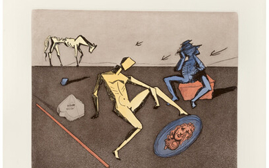 Salvador Dali (1904-1989), The Mirror of Chivalry from Historia de Don Quichotte de la Mancha (1980)