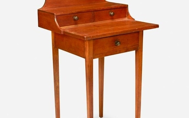 Shaker-style stand with two tiers, circa 1800