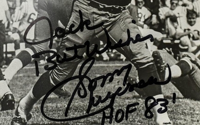 Sonny Jurgensen Signed Photograph Football NFL