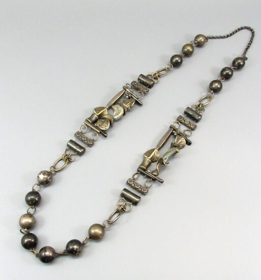 Special Ethnic Beaded Link Necklace