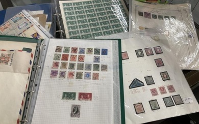 Stamps: GB and Commonwealth in albums, loose sheets and...
