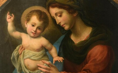 Sykora L., Madonna with Child, after Carlo Dolci, 78 x 95 cm