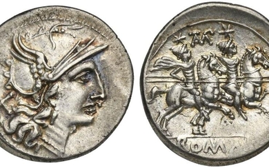 TAMP series, Denarius, Rome, ca. 194-190 BC; AR (g 3,70;...
