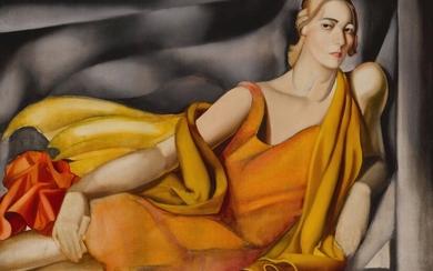 Tamara de Lempicka Femme à la robe jaune