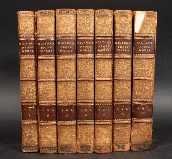 The Prose Works of John Milton, 7 Volumes