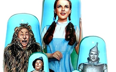 The Wizard of Oz Russian Matryoshka Nesting Dolls