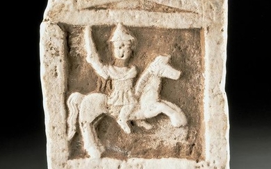 Thracian Stone Relief Panel - Horse and Rider
