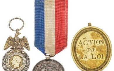 Three medals, 19th century