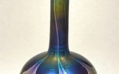 Tiffany Favrille bulbous stick vase