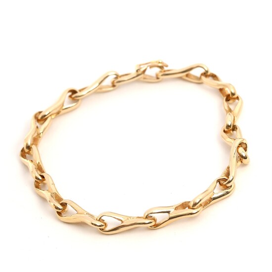 SOLD. Toftegaard: A 14k gold bracelet. L. 19 cm. – Bruun Rasmussen Auctioneers of Fine...