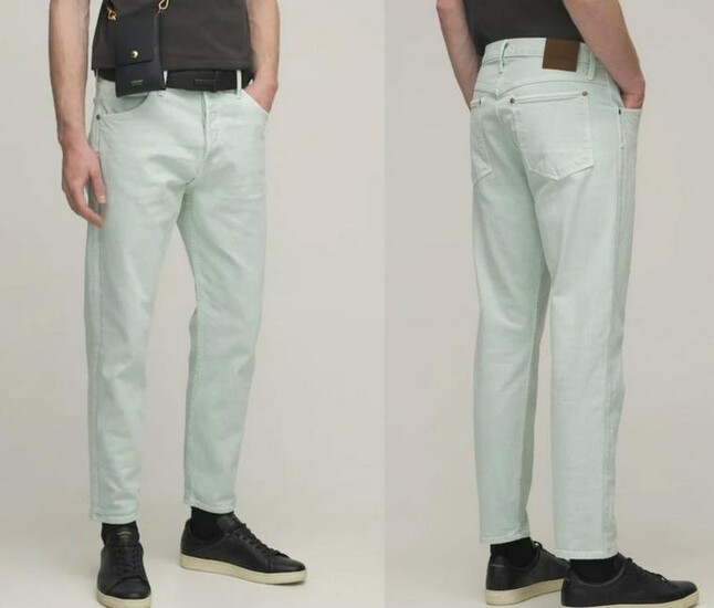 Tom Ford Carrot Cut Comfort Denim Jeans Pants USA Made BNWT 32