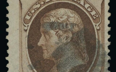 United States: 1870-1 National Bank Note Co. 10c brown, H Grill