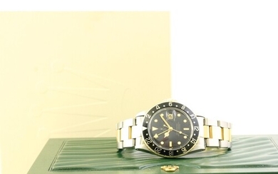 VINTAGE ROLEX GMT MASTER 16753 STEEL AND GOLD CIRCA 1982, ci...
