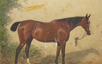 VOLKERS Émil, 1831-1905 Portrait de cheval,... - Lot 24 - Rossini