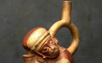 Vase cérémoniel représentant un chamane Ce… Calendrier Art Précolombien - Art d’Asie - Nouvelle… Lot n° 24