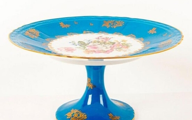 Vintage Couleuvre Limoise Pedestal Cake Stand
