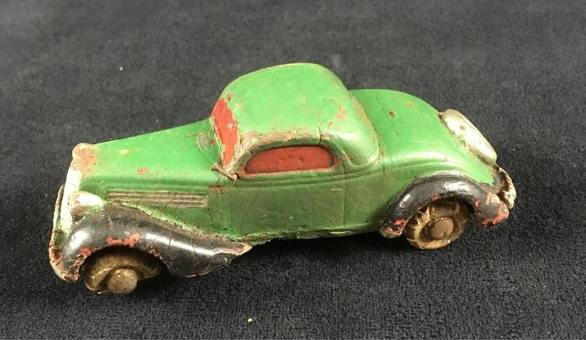 Vintage Rubber Toy Car Circa 1930's