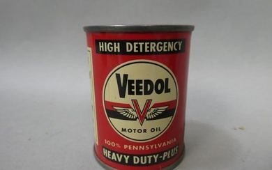 Vintage Veedol Motor Oil Miniature Oil Can Still Bank