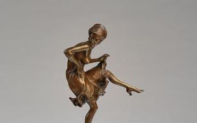 Wilhelm Thomasch (Österreich, 1893-1964), Tänzerin aus Bronze, Entwurf: um 1930