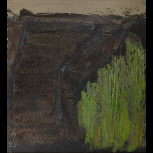 William Congdon ( Providence 1912 - Milano 1998 ) , "Crocefisso 182" 1980 oil on board cm 110x100 Signed, titled and dated "28 III 80" on the reverse Photo-certificate issued...