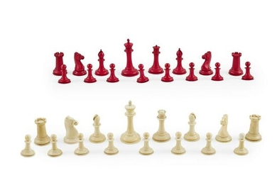 Y IVORY 'STAUNTON' CHESS SET, JAQUES, LONDON LATE 19TH