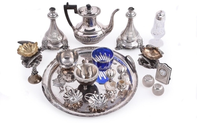 Y VARIOUS SILVER, SILVER MOUNTED AND OTHER ITEMS